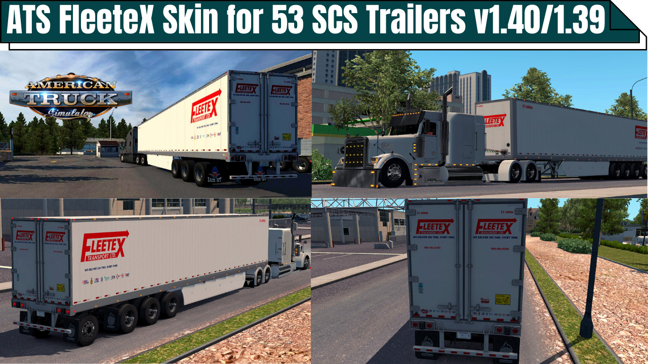 FleteX skin for 53 SCS Box Trailers dry / insulated / refridgerated = v1.40-1.39x